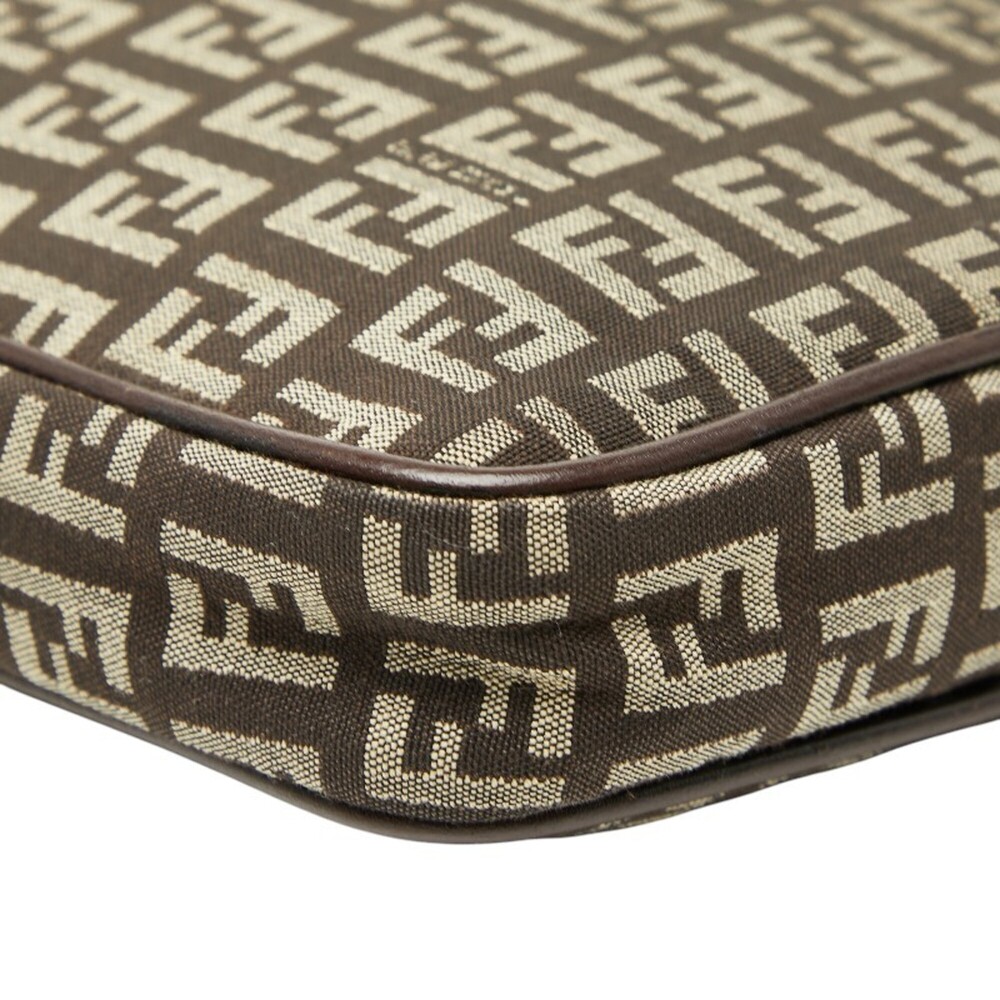 FENDI Brown Leather Shoulder Bag - Picture 5 of 12